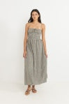 Antibes Plaid Midi Dress