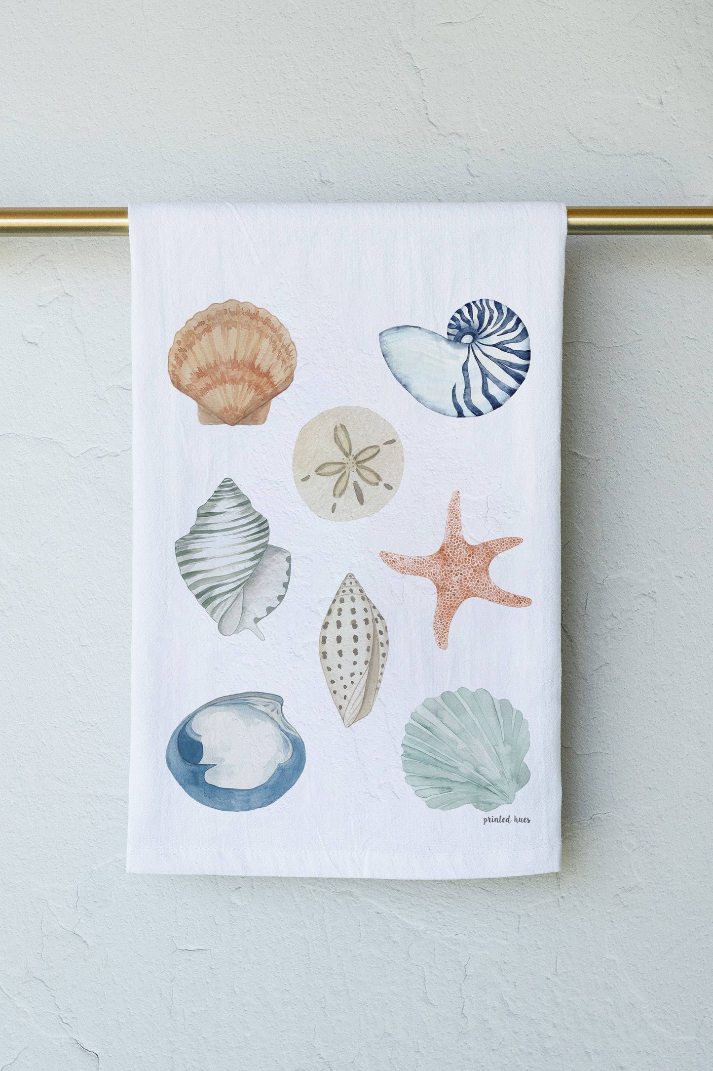 Shell Collection Tea Towel