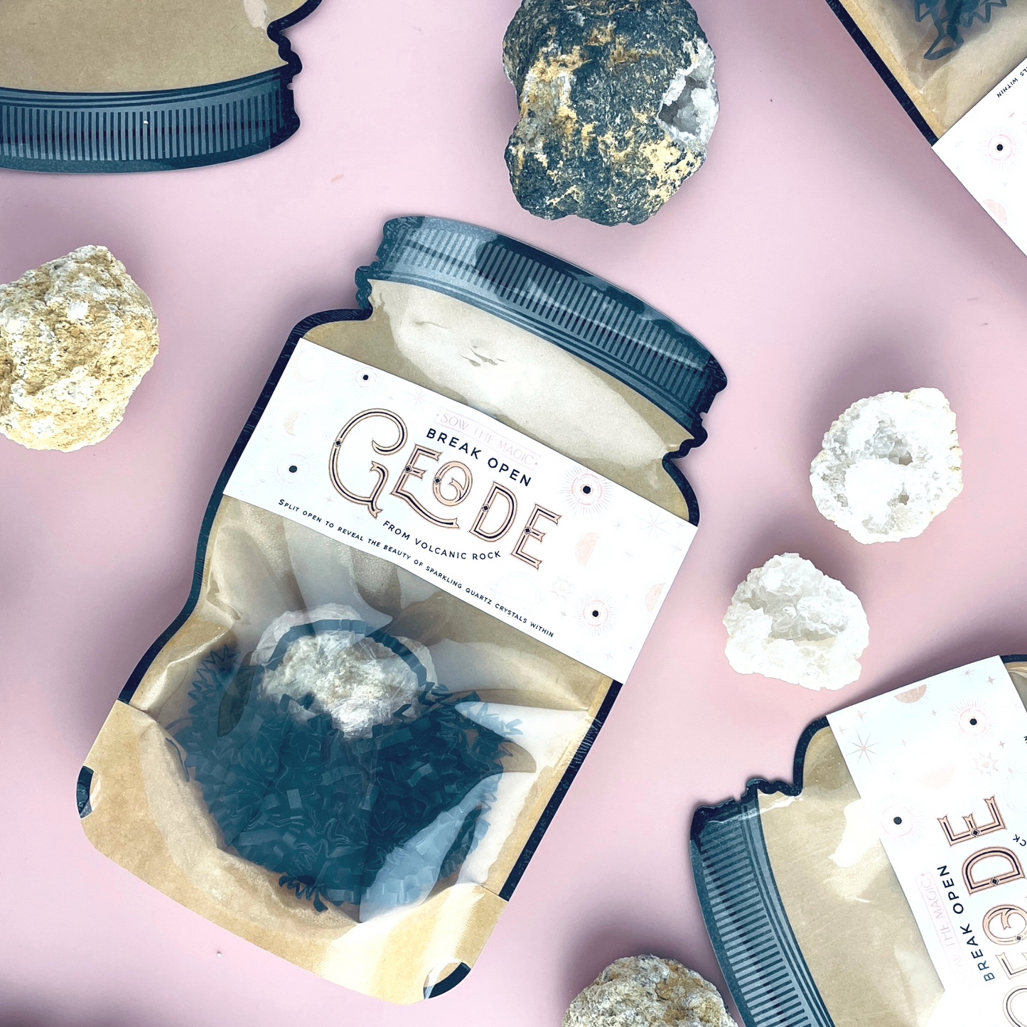 Break Open Geode Rock - Hidden Crystal Treasure