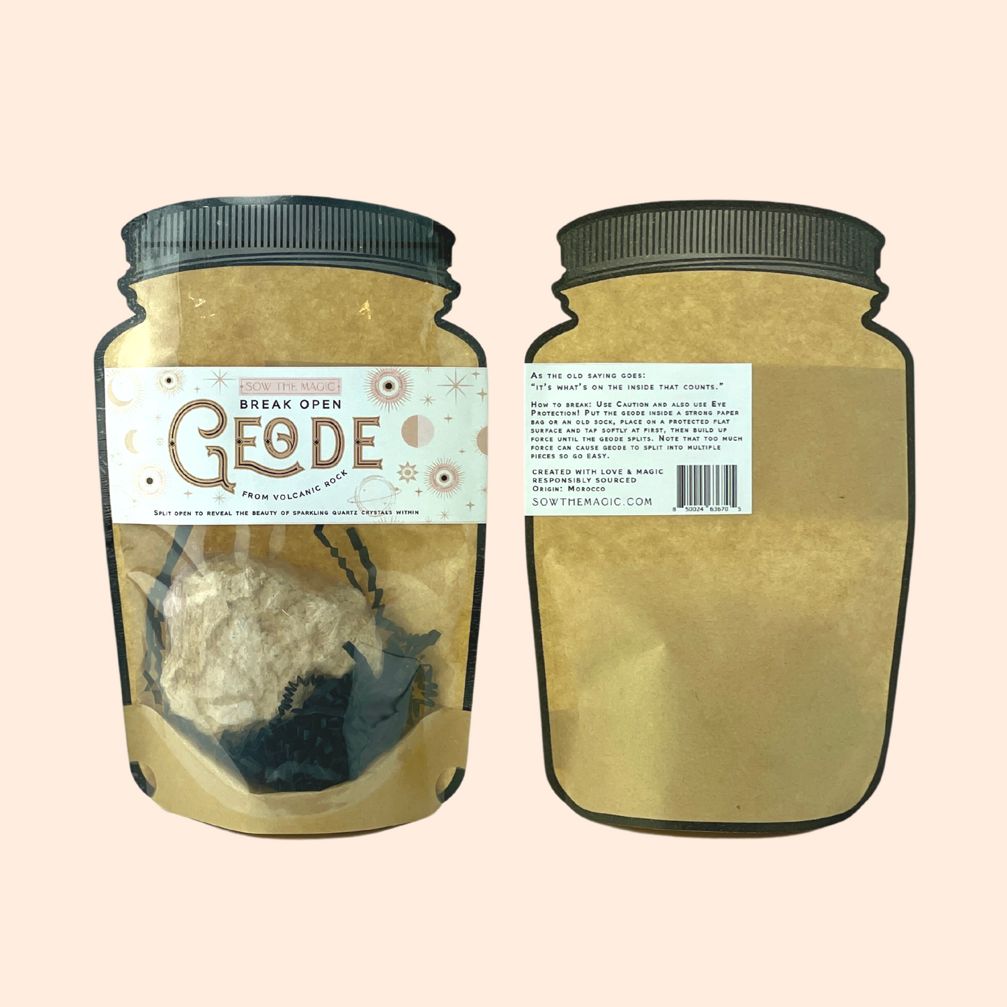 Break Open Geode Rock - Hidden Crystal Treasure