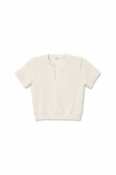 Cleo French Terry V-Neck Sweatshirt