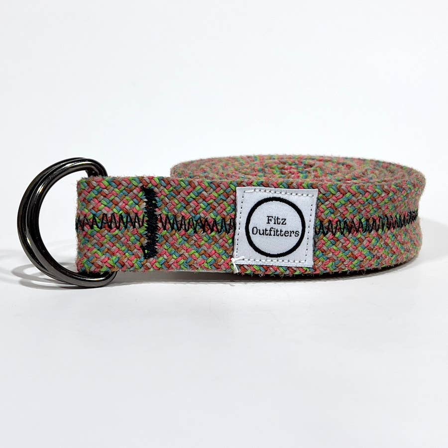 Belt made from retired climbing rope
