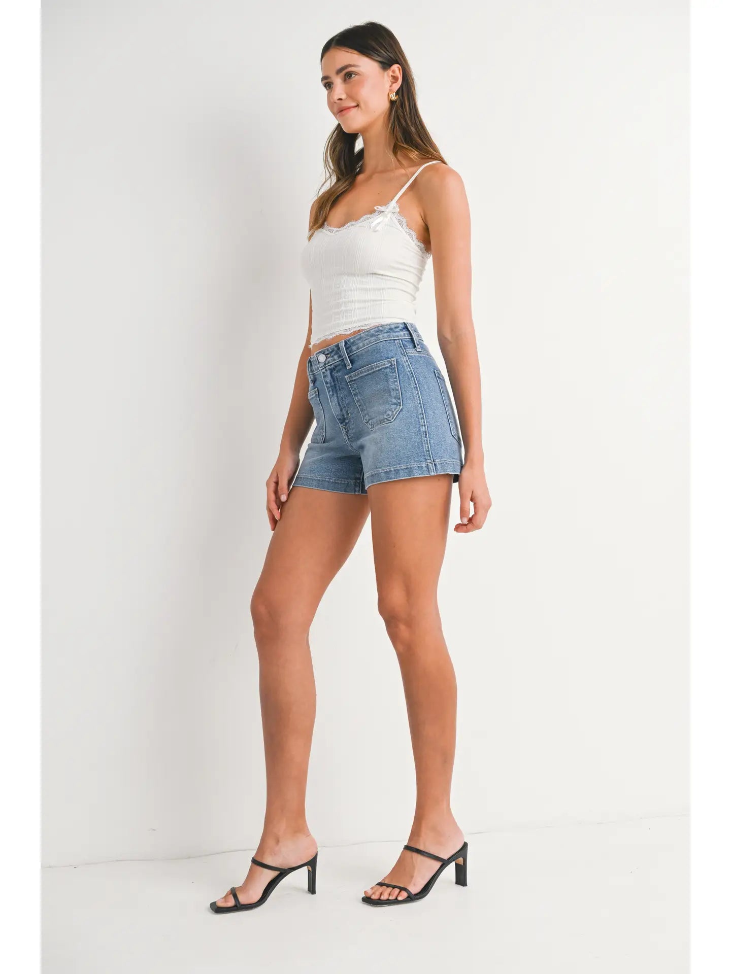 patch pocket short