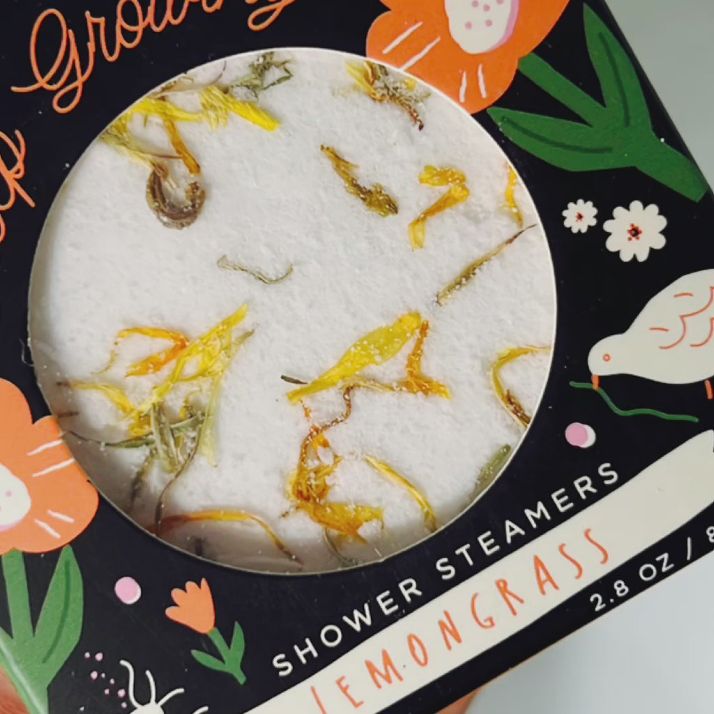 keep growing lemongrass shower steamer