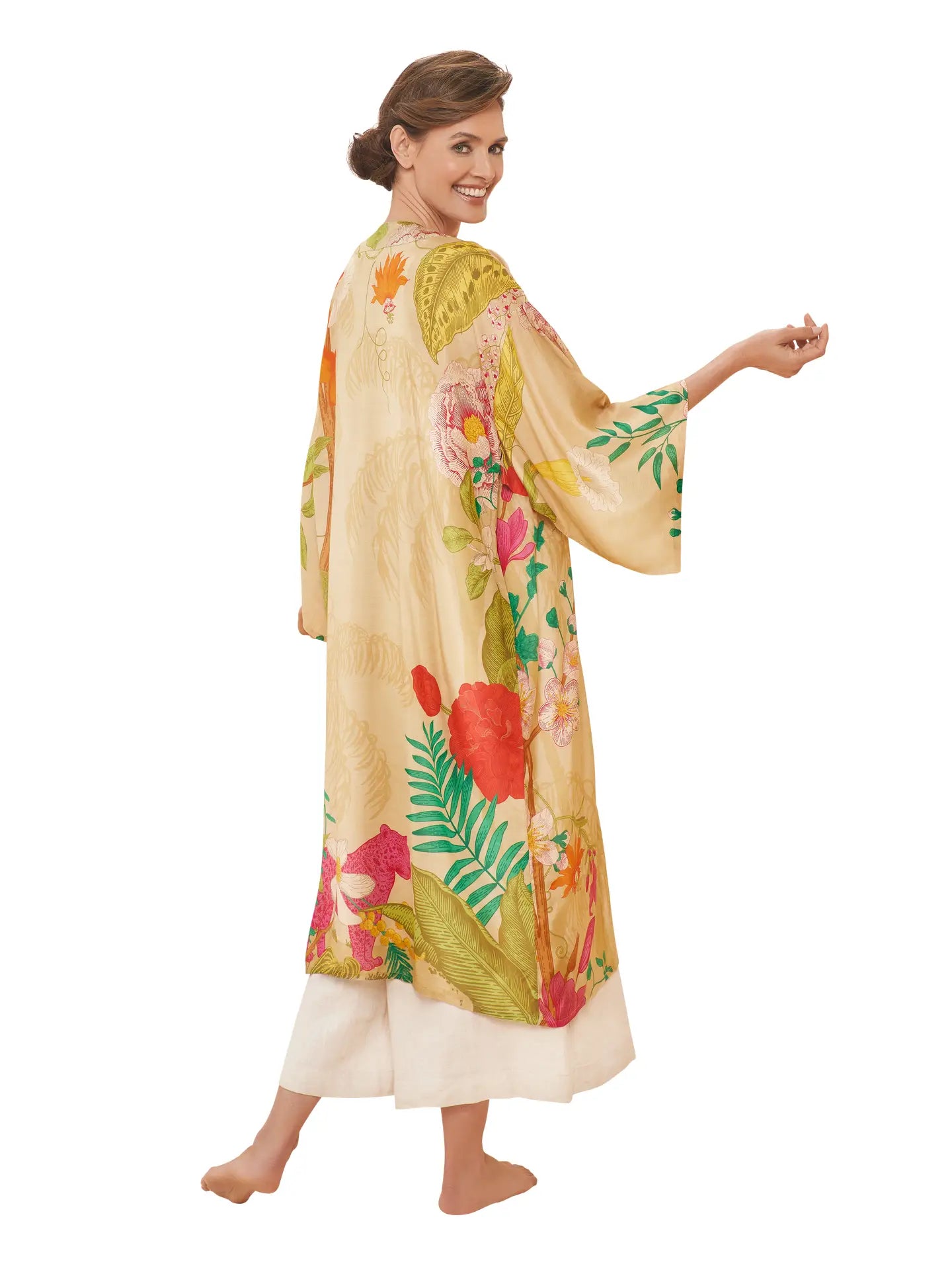 Tropical Flora & Fauna Kimono