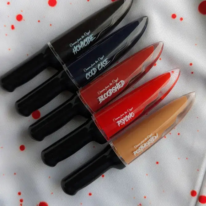 BLOODSHED - Knife shaped slasher liquid lipstick
