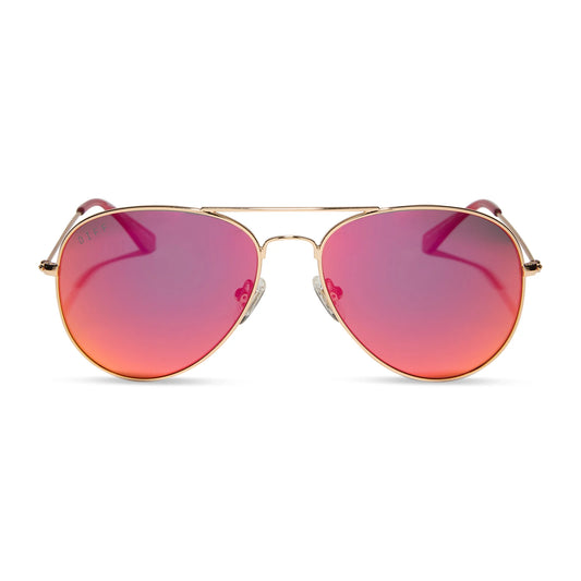 cruz gold & red hot summer mirror polarized