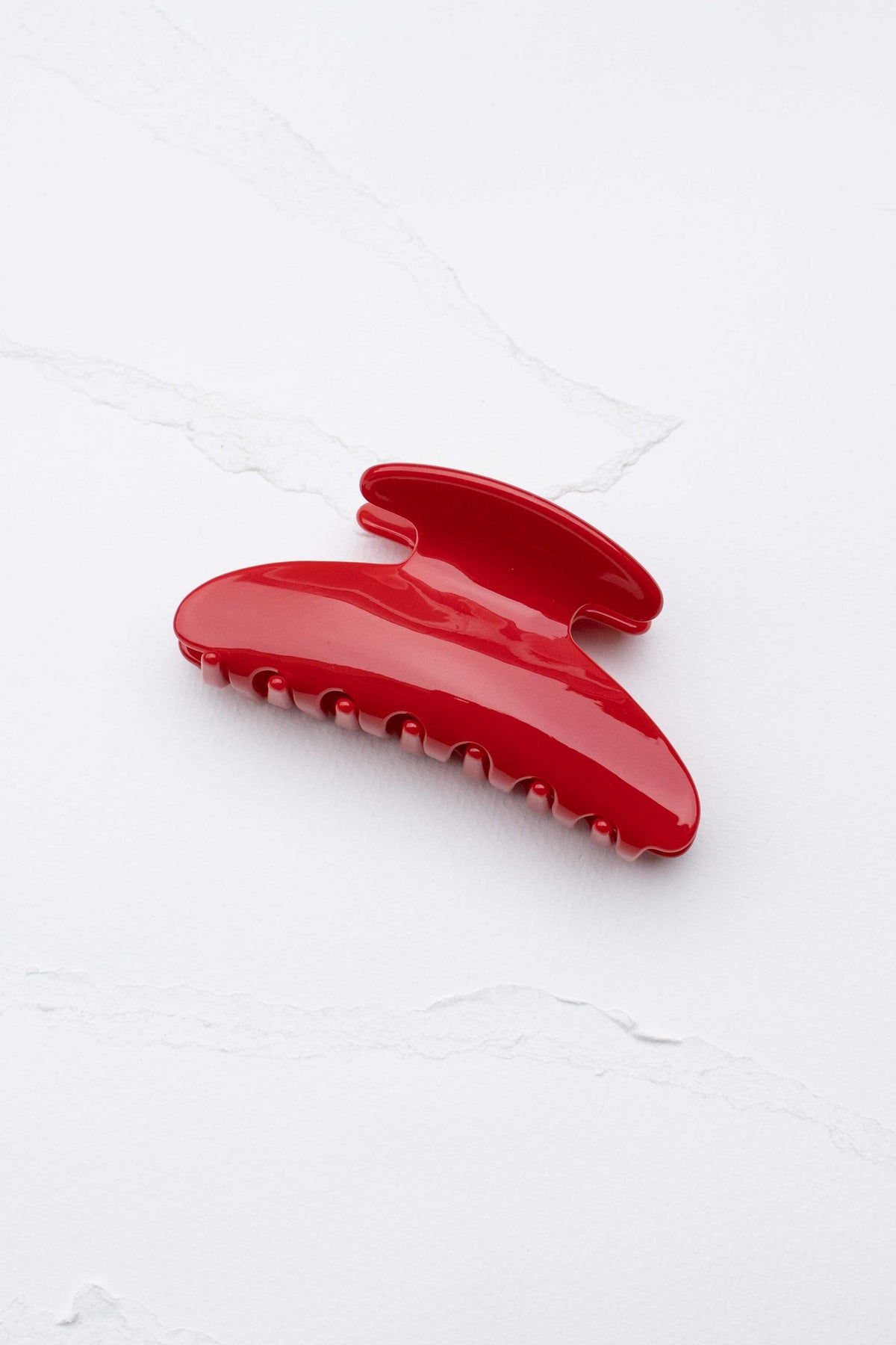 Midnight Gloss Cellulose Acetate Hair Claw Clip