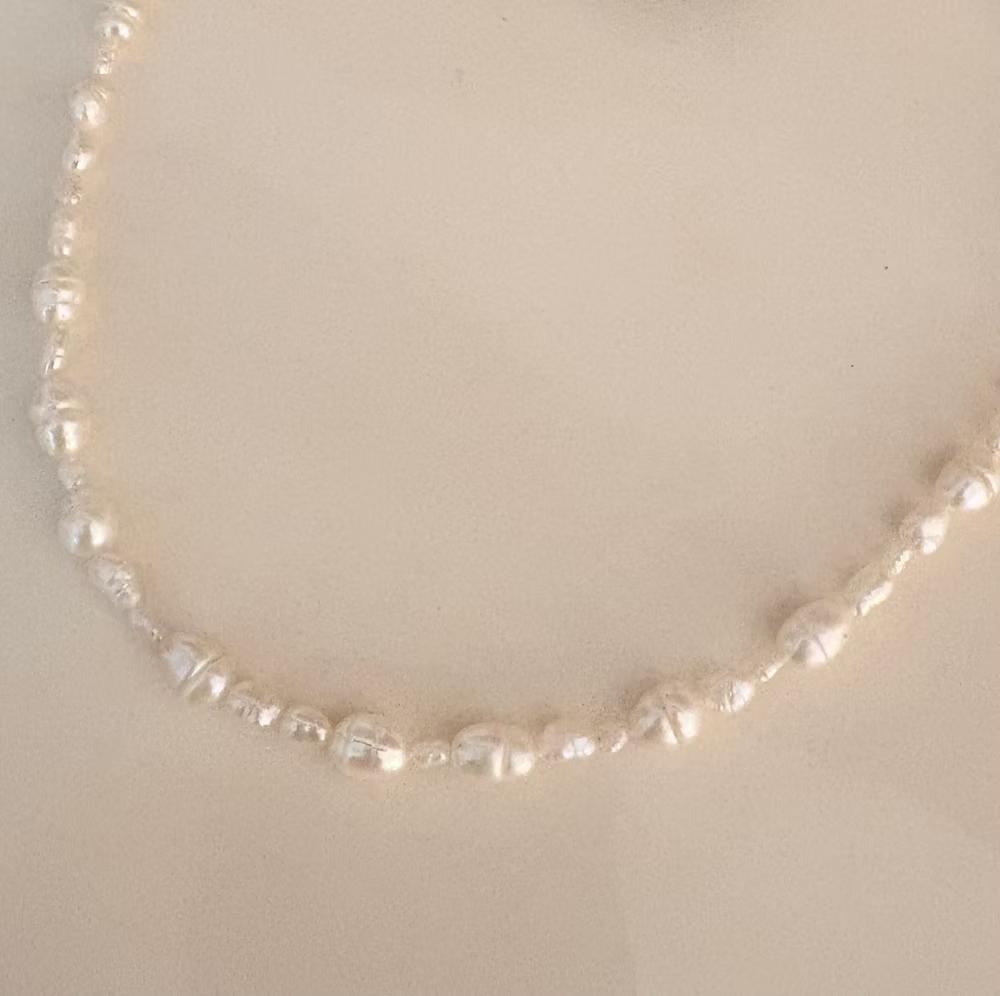 Sea Witch Multi Size White Pearl Necklace