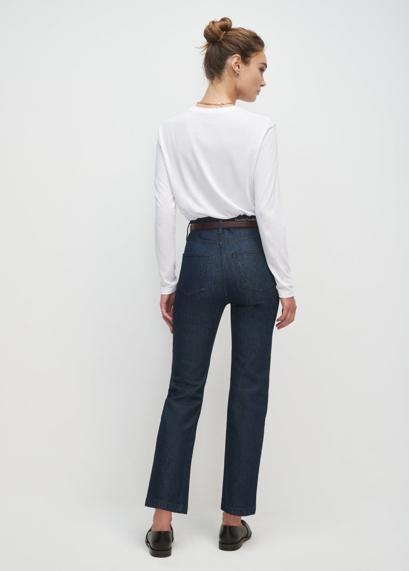 The Cropped Collegiate Long Sleeve Tee