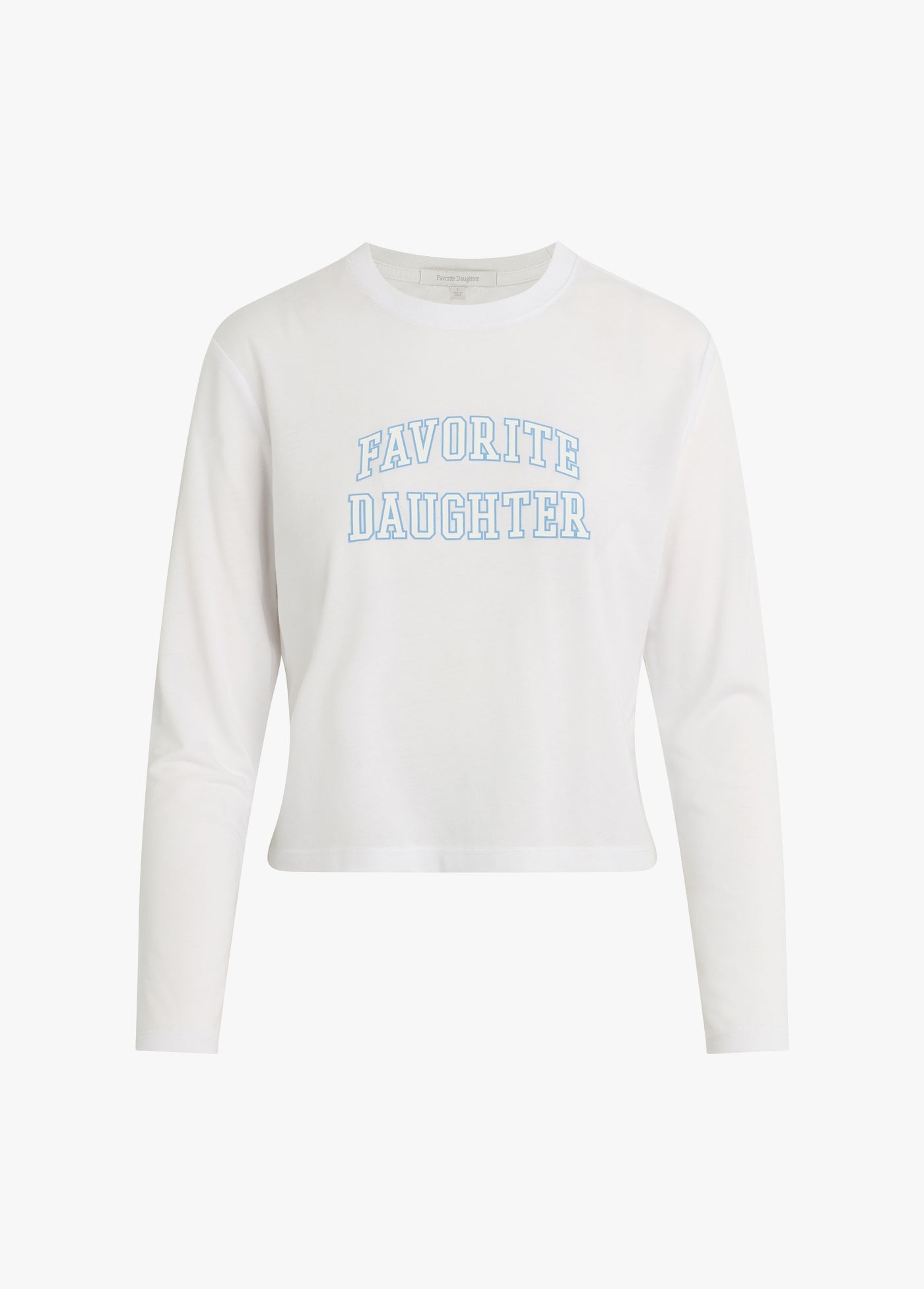 The Cropped Collegiate Long Sleeve Tee