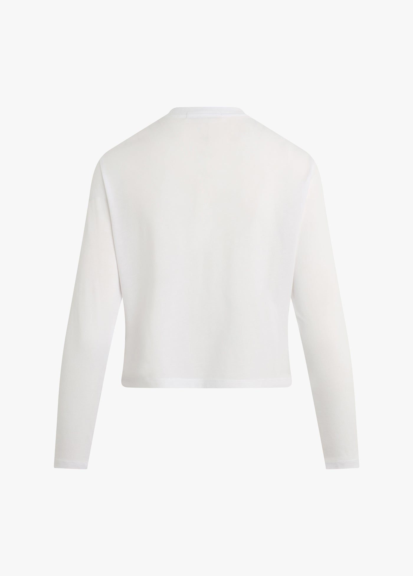 The Cropped Collegiate Long Sleeve Tee
