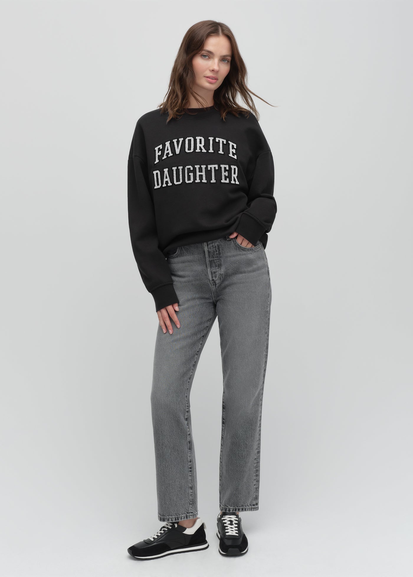 The Collegiate Embroidery Sweatshirt