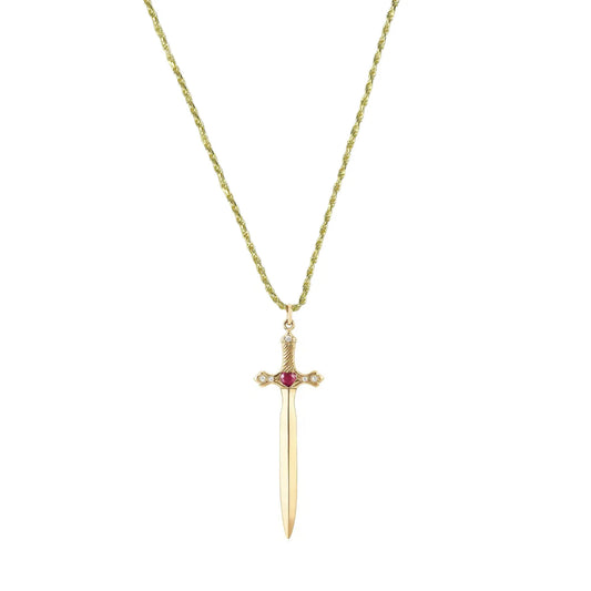 Heart & Dagger Necklace