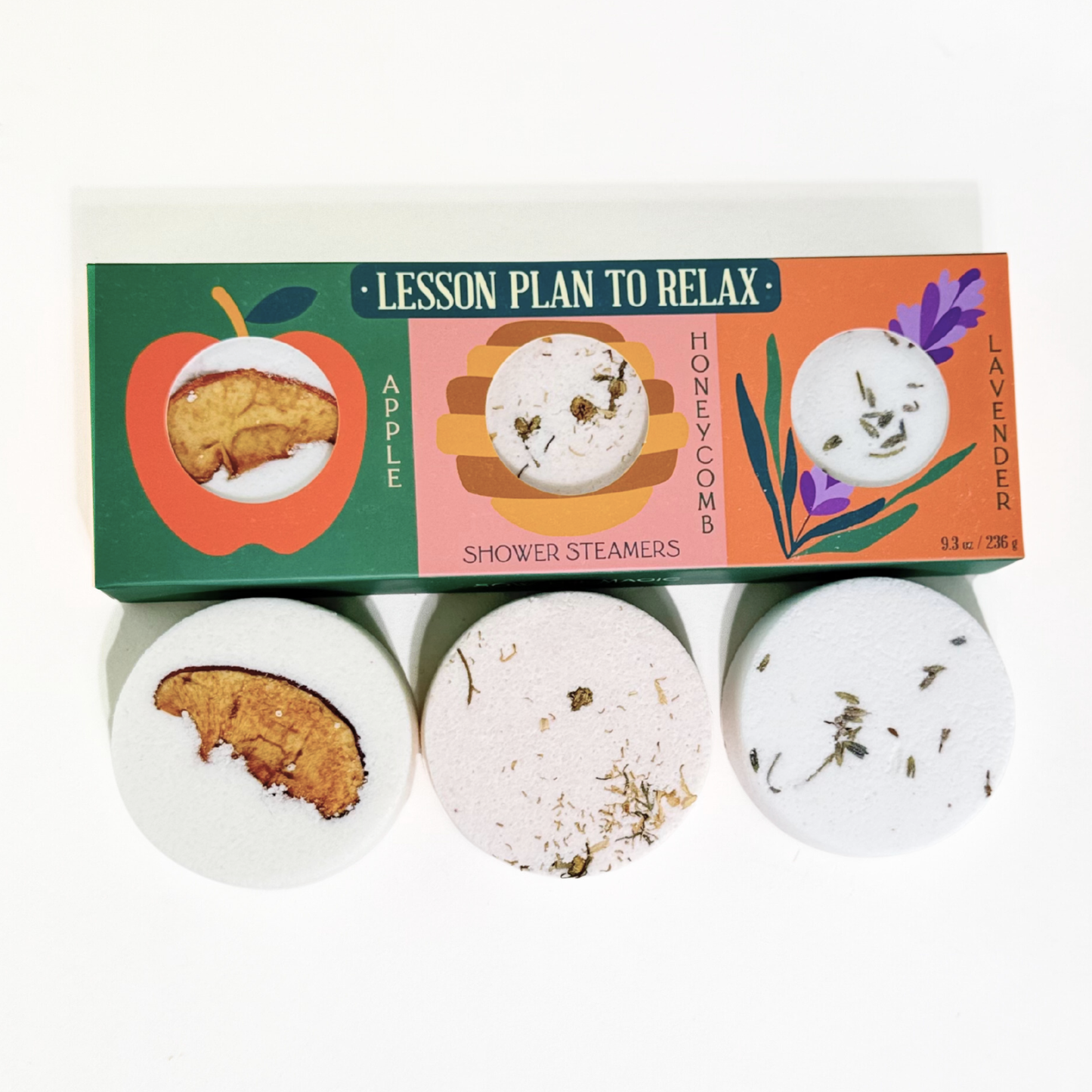 Lesson Plan to Relax Shower Steamer Set
