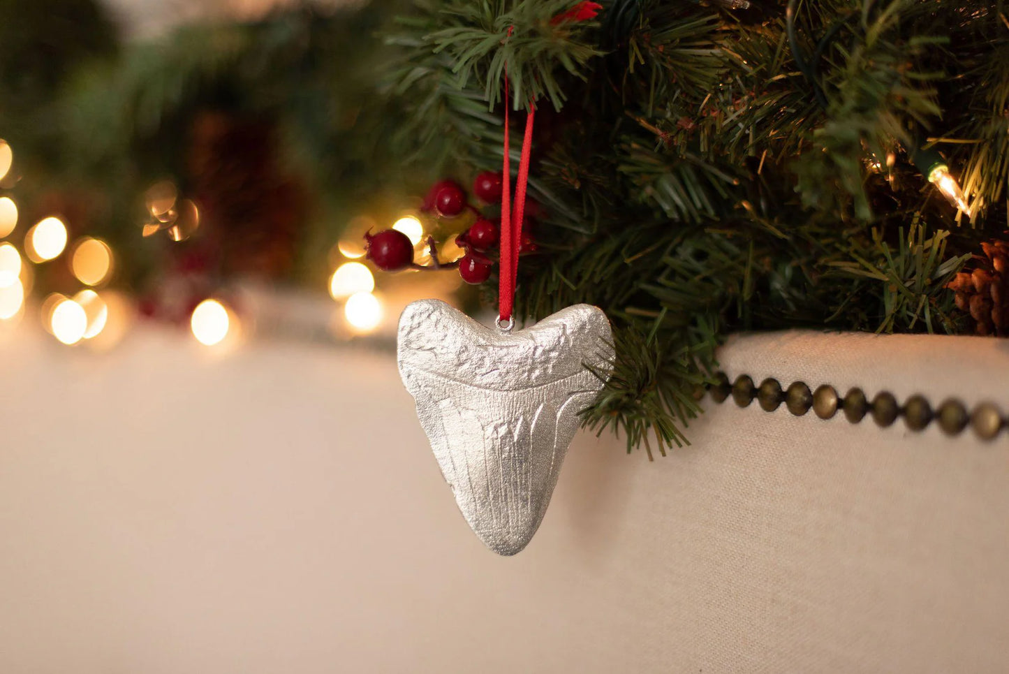 Small Megalodon Tooth Ornament