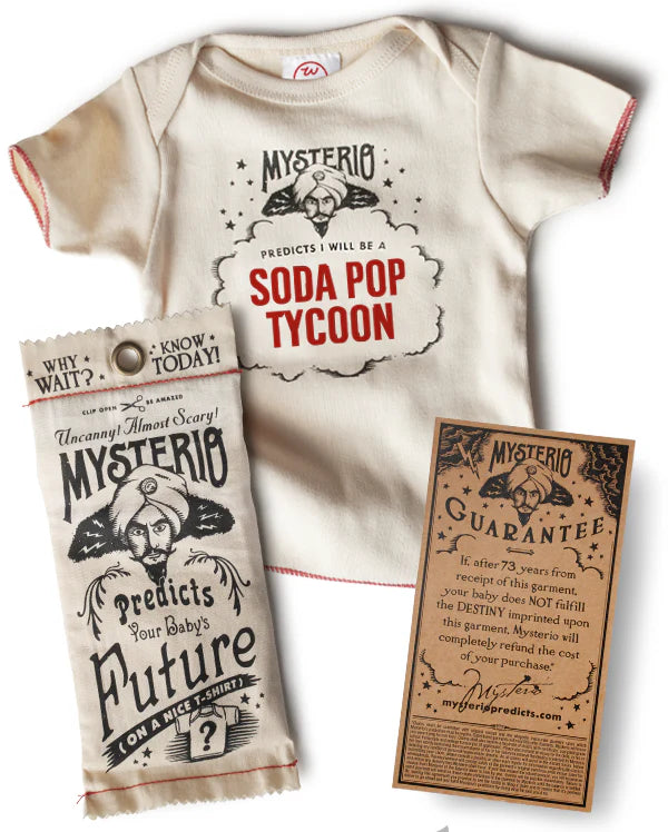 mysterio's future-predicting baby tee