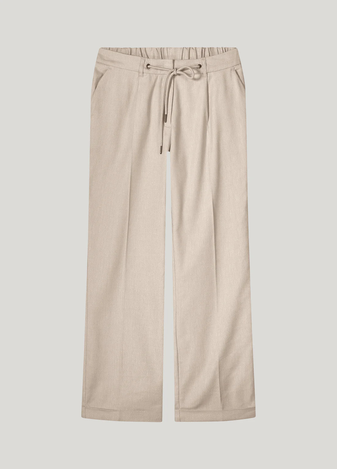 Linen Blend Twill Trousers