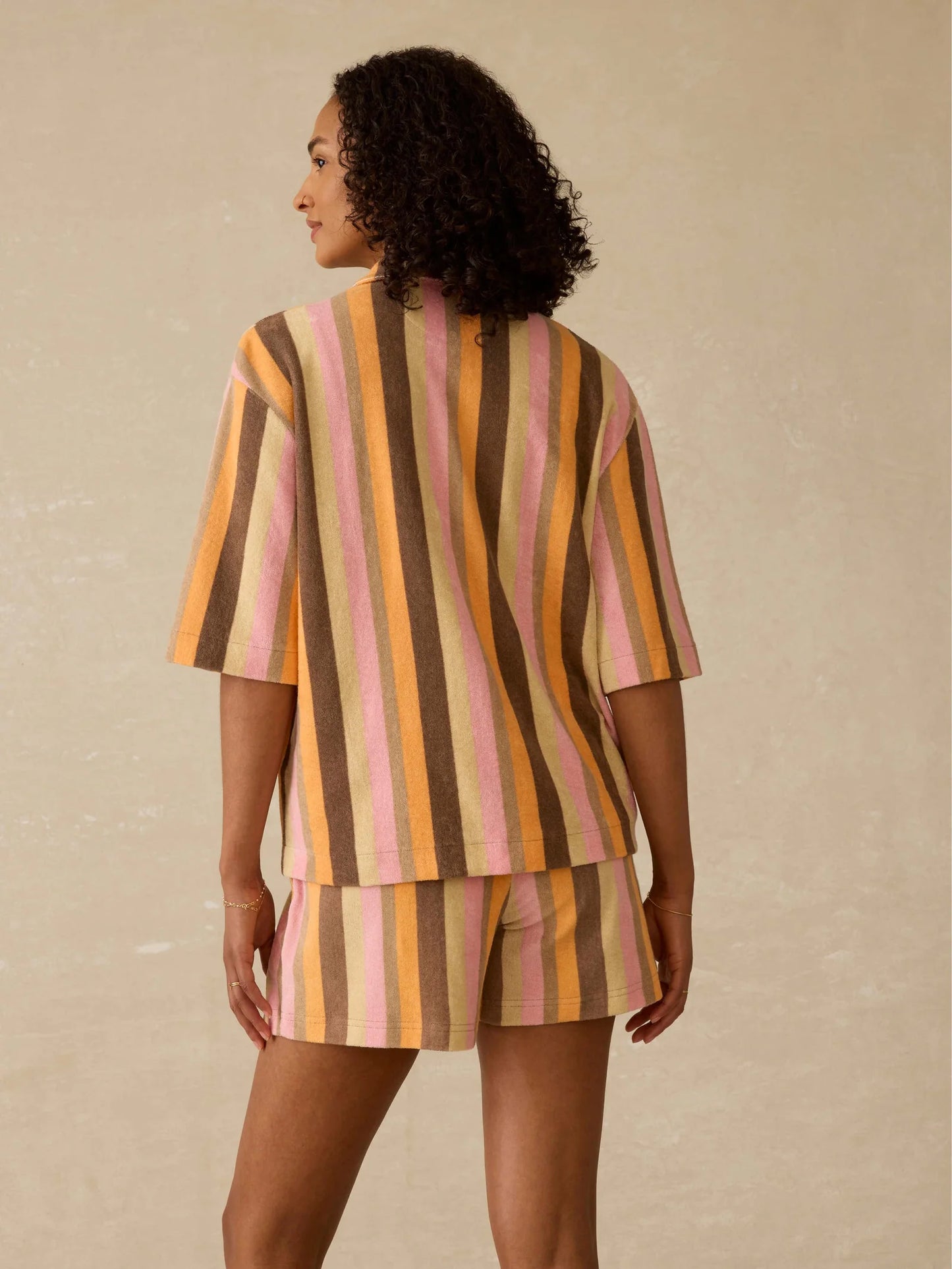 cabana towel terry camp shirt