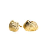 Shell Studs PVD Gold Plated