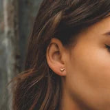 Shark Teeth Studs 10k Gold