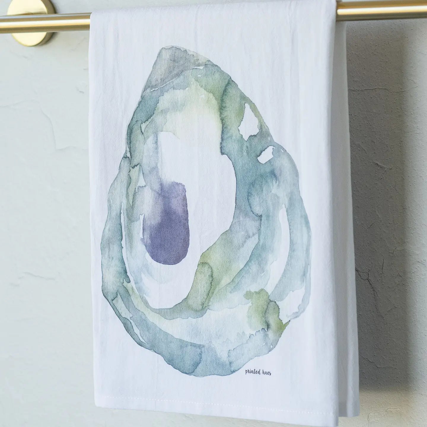 Spring Tide Oyster Tea Towel