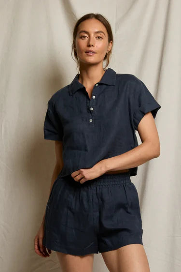 Malin linen shorts