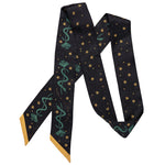 "Saddle up & Lasso the Star" Silk Twilly Scarf