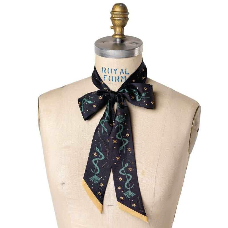 "Saddle up & Lasso the Star" Silk Twilly Scarf