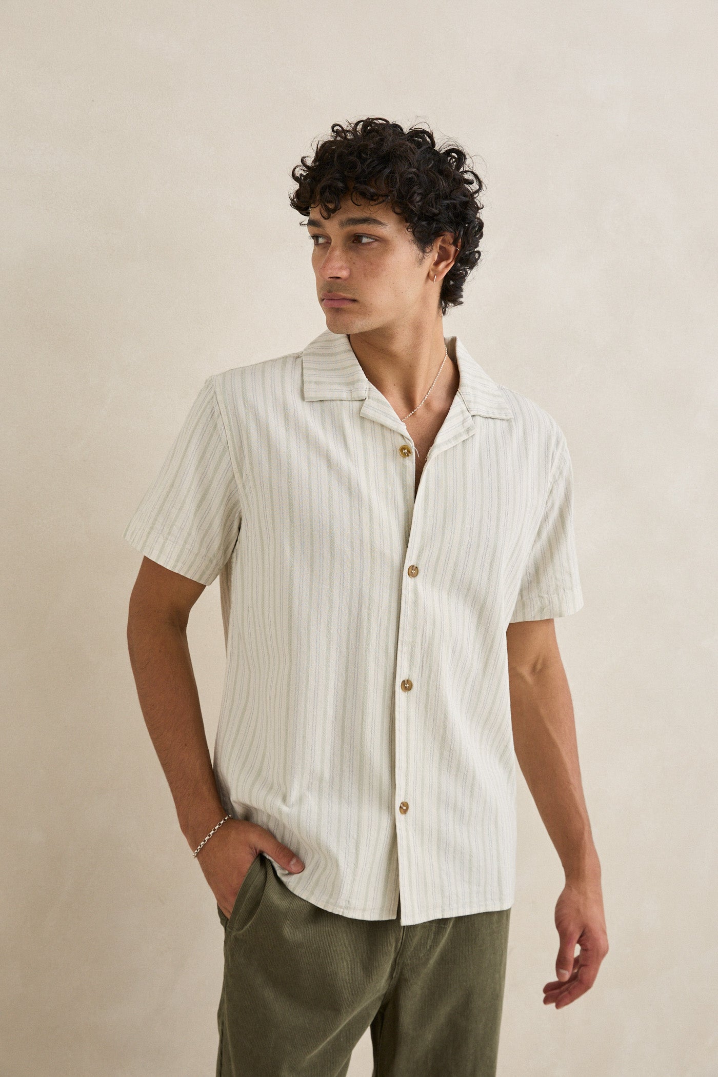 Men's Vacation Stripe Shirt