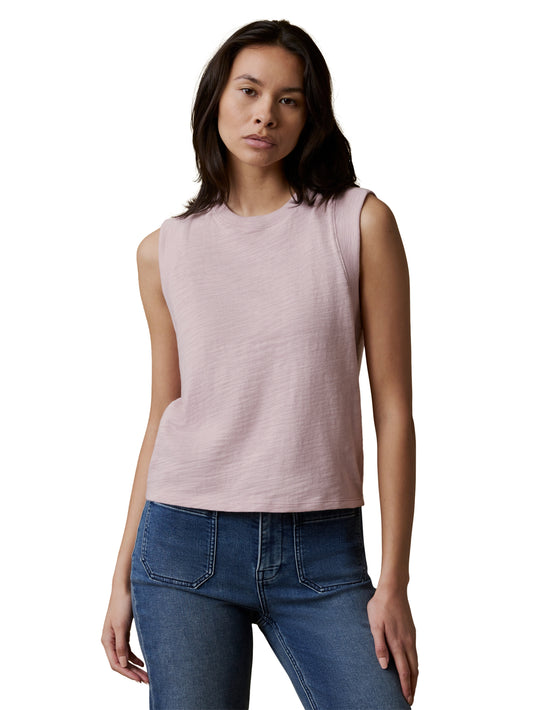 Sunwashed Slub Muscle Tank