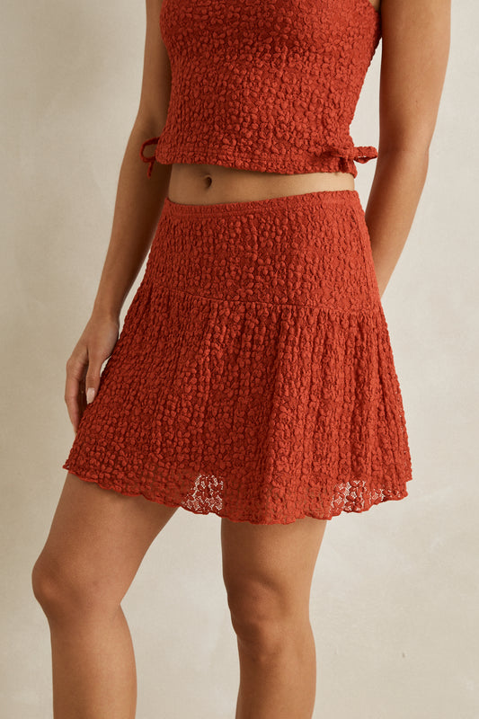 gigi  lace mini skirt