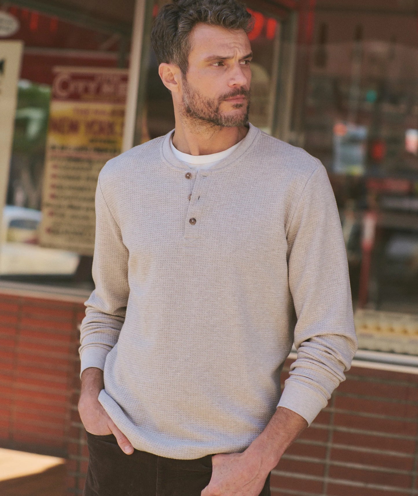 Waffle Henley